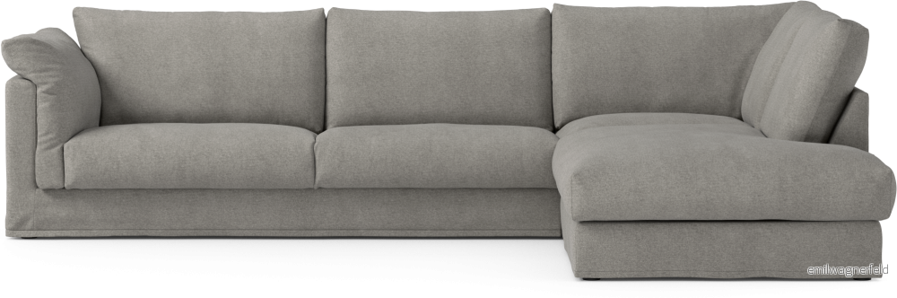 Cherrie 3-sits soffa med divan höger, med kappa AF72e