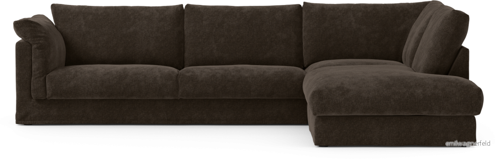 Cherrie 3-sits soffa med divan höger, med kappa p86uv