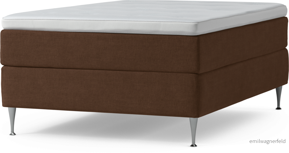 Delux Dream Kontinentalsäng, enkelsäng 140 cm med bäddmadrass och sängben zHLQ2