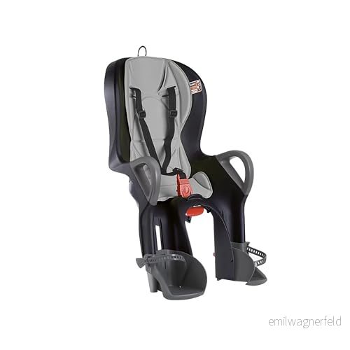 OK Baby 10 + Bakhjul cykelsäte, barn, 10+, svart/silver, 22 kg 8008577607228