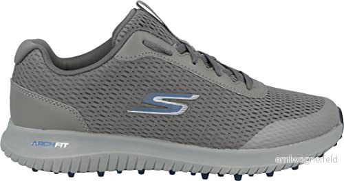 Skechers herr Go Golf Max 2 Fairway 3 träningsskor, USA, Träkol textil marinblå trim, 46 EU 195969295175