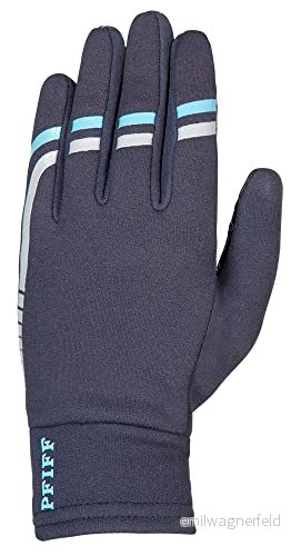 PFIFF 102817 Ridhandske "Silicon" vinter, mörkblå medelblå M 4032668319411