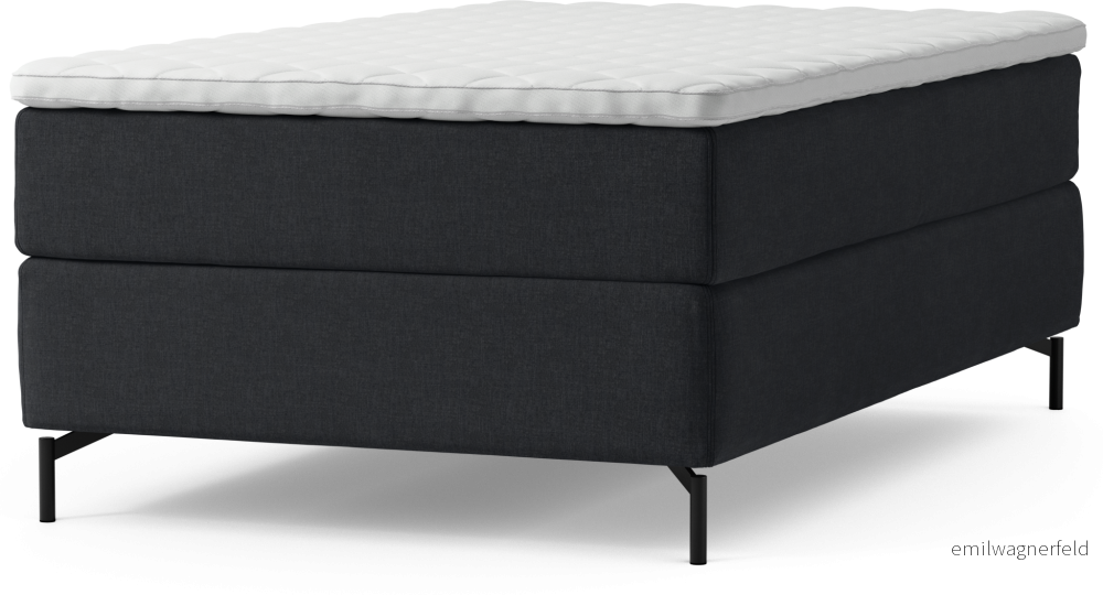 Delux Dream Kontinentalsäng, enkelsäng 120 cm med bäddmadrass och sängben 4f0L3