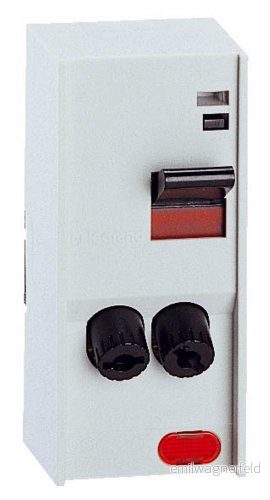 Legrand LEG93002 programmerbar automationskontroll (PAC) omkopplare med 2 polig säkringspatron LED indikator 4600 W Maxi grå 3245060930028