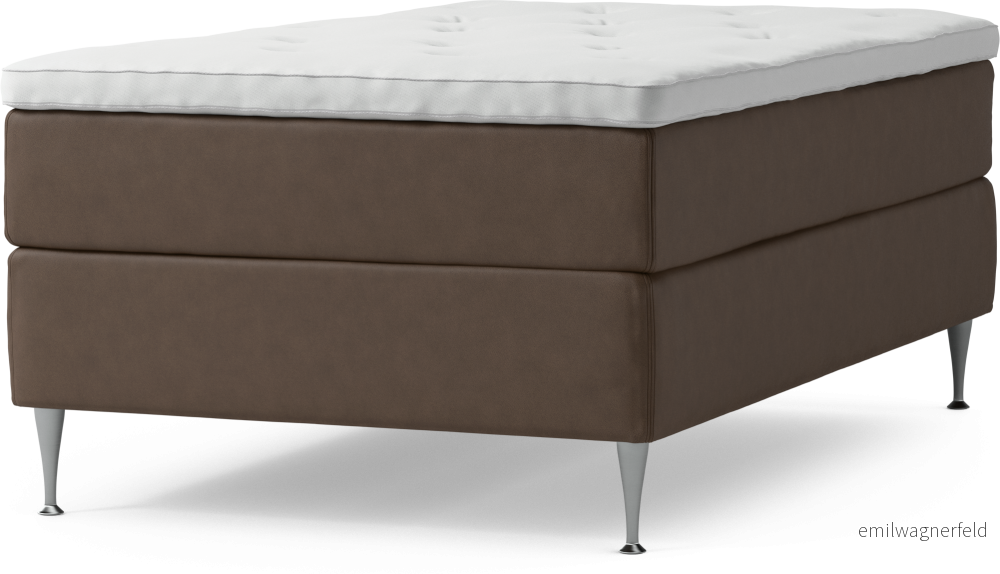 Delux Dream Kontinentalsäng, enkelsäng 120 cm med bäddmadrass och sängben f2HjS