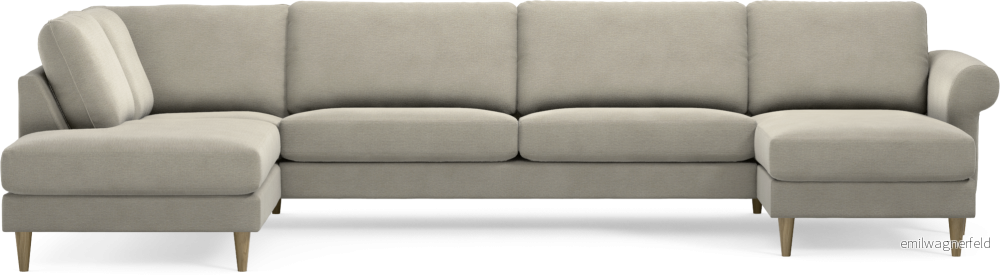 Bridge 3-sits soffa med divan vänster och schäslong höger oEPJu