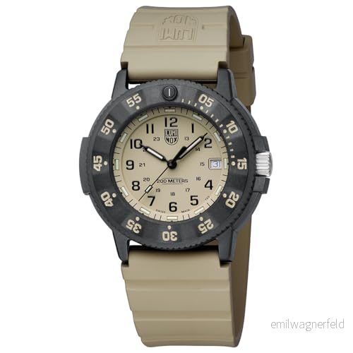 Luminox Analog schweizisk kvartsurverk för män med plastarmband XS.3010.EVO.S, svart, ORIGINAL NAVY SEAL 3000 EV serien 7611382638045