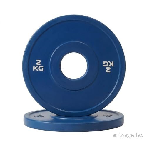 G5 HT SPORT Mikrobelastningsskiva Total Svart Hål Ø50 mm för Gym E Home 0,5 A 2,5 kg (2 x 2 kg) 9508158549194