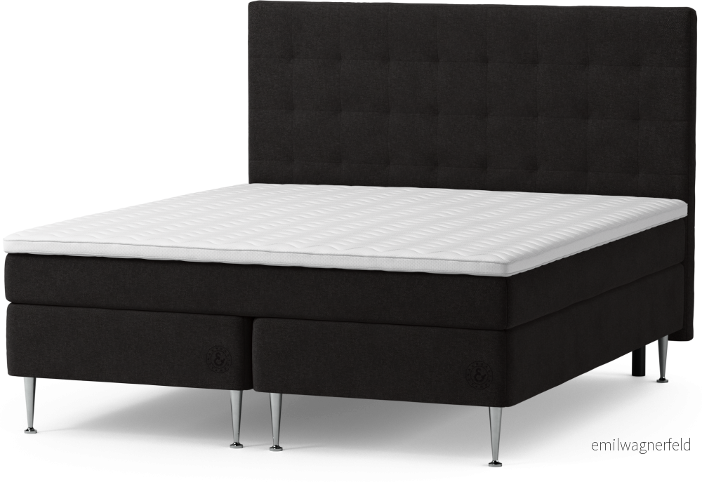 Asperö Comfort Kontinentalsäng, dubbelsäng med bäddmadrass Comfort och sängben KdJAB