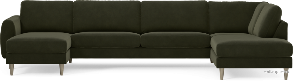 Bridge 3-sits soffa med schäslong vänster och divan höger j5hNl