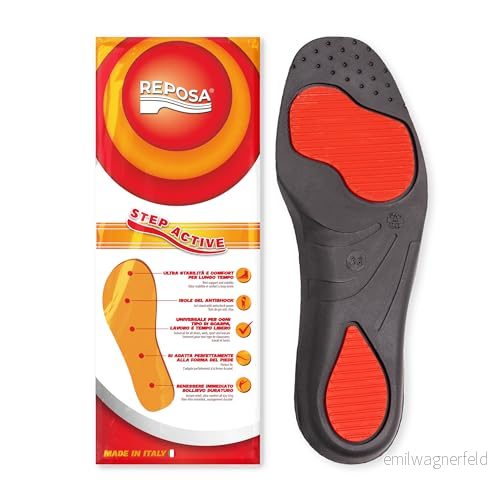 REPOSA Step Active innersula, svart, 37 EU 8057506621903