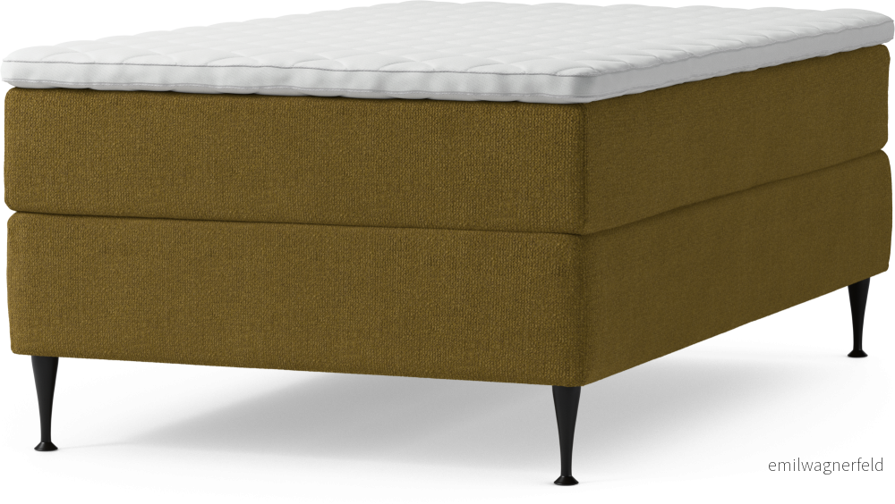 Delux Dream Kontinentalsäng, enkelsäng 120 cm med bäddmadrass och sängben gSA7j