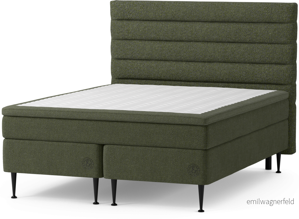 Asperö Comfort Kontinentalsäng, dubbelsäng med bäddmadrass Comfort och sängben aWyqP