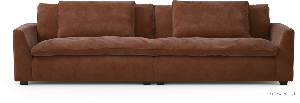 Bellora 4-sits soffa, hel dyna rI3zp