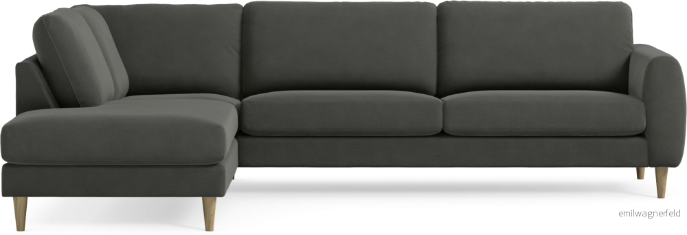 Bridge 3-sits soffa med divan vänster v58EX