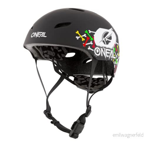 O'NEAL Mountainbike Helm Kinderen Enduro All-Mountain ABS Shell, Fidlock Magnetische Sluiting, Grote Ventilatie Openingen Dirt Lid Jeugd Schedels Zwart Multi Maat S 4046068575346