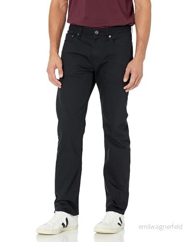 Amazon Essentials mäns rak passform jeans, svart, 30 W x 28 L 194223580194