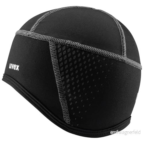 uvex bike cap all season cykelkeps andningsaktiv & snabbtorkande värmande fleecematerial black S M 4043197353142