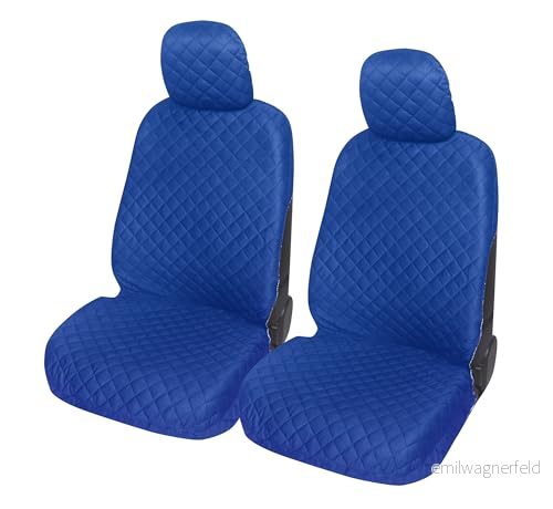 Auto Accessori Lupex A22 Universal bilsätesöverdrag fram och bak (par fram, ljusblå) 8059777653478