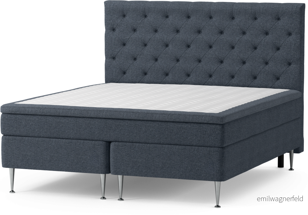 Asperö Comfort Kontinentalsäng, dubbelsäng med bäddmadrass Comfort och sängben fpWZx
