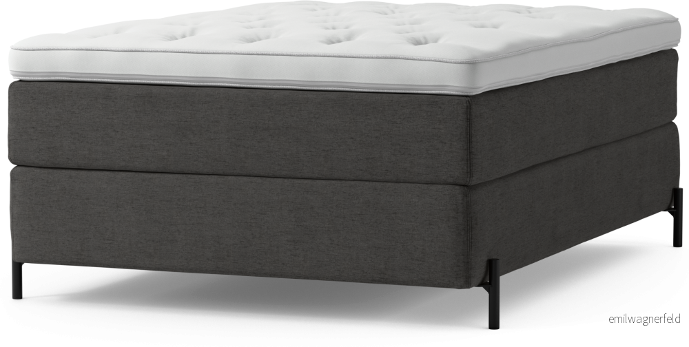 Delux Dream Kontinentalsäng, enkelsäng 140 cm med bäddmadrass och sängben gBqzL