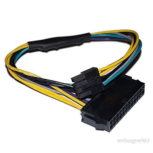 24 polig till 8 ATX strömförsörjningsadapterkabel för Optiplex 3020 7020 9020 T1700 6921694697489