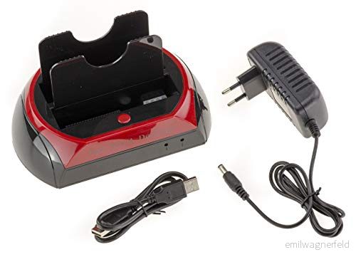KALEA INFORMATIQUE dockningsstation för SATA och IDE 2.5 eller 3.5 hårddiskar på USB 2.0. HDD dock med 2 A strömförsörjning. 3760306790551