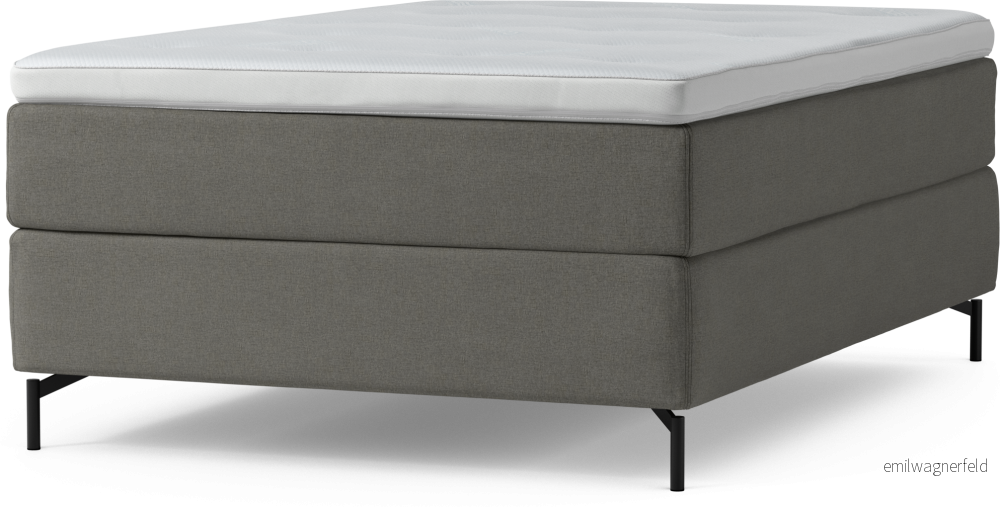 Delux Dream Kontinentalsäng, enkelsäng 140 cm med bäddmadrass och sängben Q4jGQ