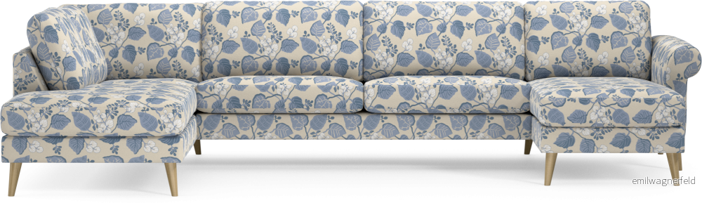 Bridge 3-sits soffa med divan vänster och schäslong höger hJn2k