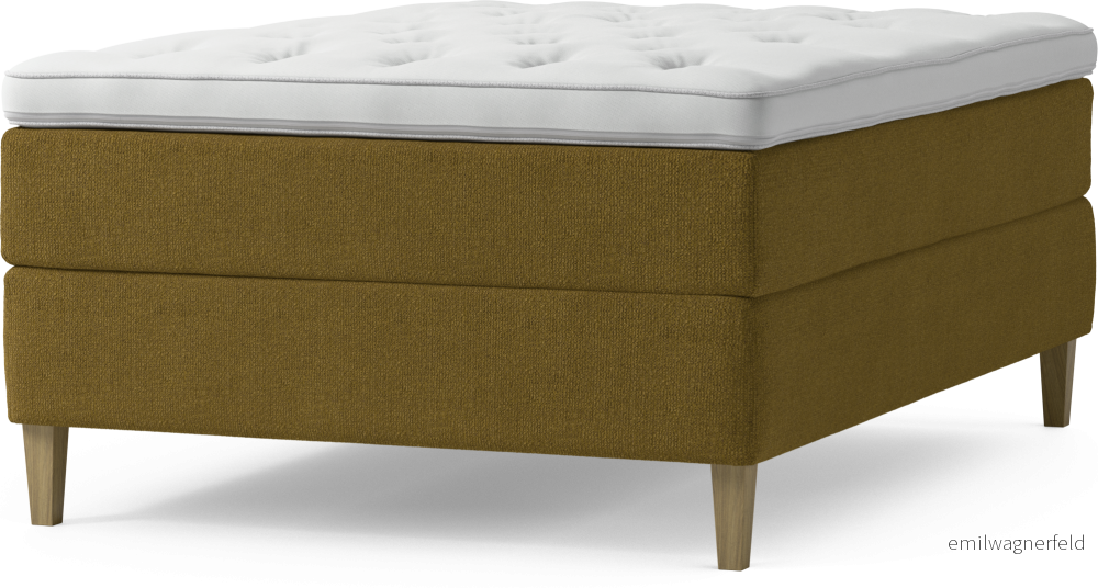 Delux Dream Kontinentalsäng, enkelsäng 140 cm med bäddmadrass och sängben fDvcF
