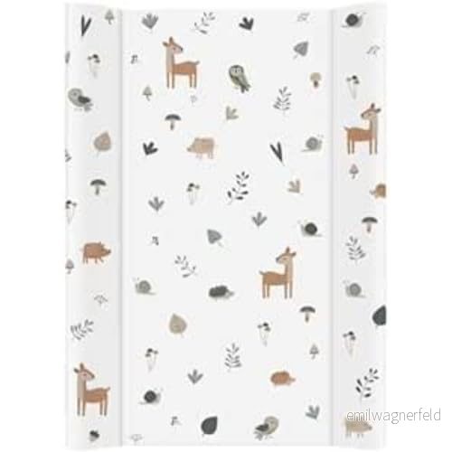 Rotho Babydesign skötmatta kil 50 x 70 cm skötbord tvättbar vattentät motiv skogsdjur 7610859267412