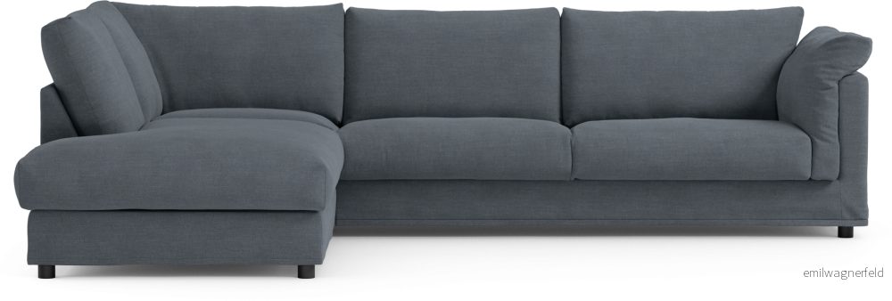 Cherrie 3-sits soffa med divan vänster, med kappa VxeC9