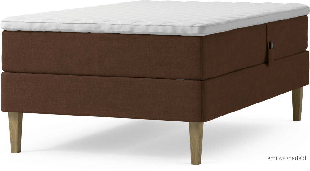 Delux Dream Ställbar säng, enkelsäng med bäddmadrass och sängben STbr0