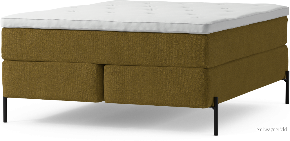 Delux Dream Kontinentalsäng, dubbelsäng med bäddmadrass och sängben nX04Y