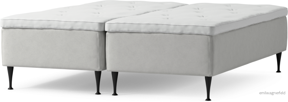 Delux Dream Ramsäng, dubbelsäng med bäddmadrass och sängben hvt58
