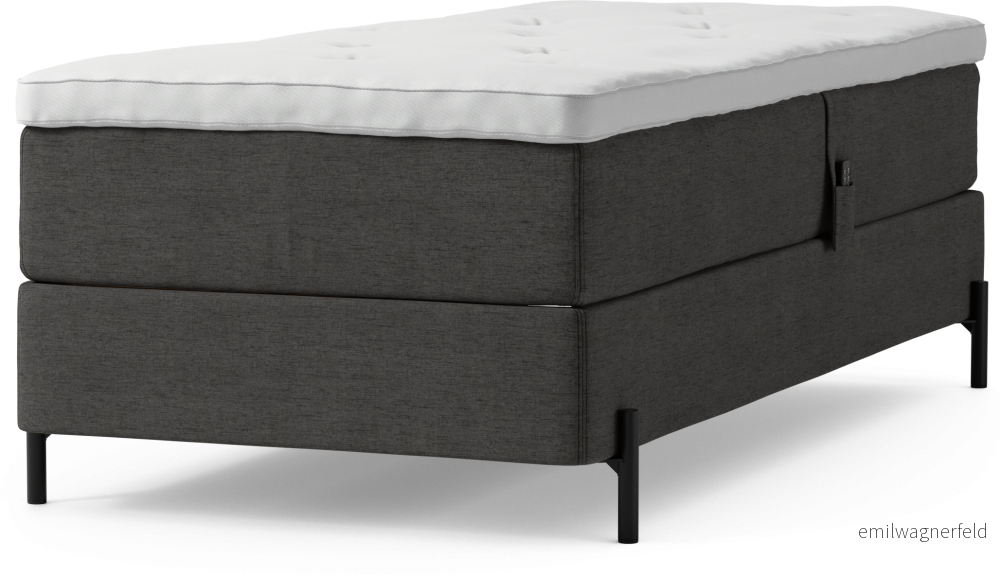 Delux Dream Ställbar säng, enkelsäng med bäddmadrass och sängben dgtt5