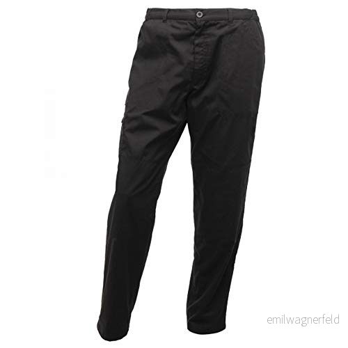 Regatta herr professionell Pro Cargo slitstark vattenavvisande flerficksbyxor byxor Svart Size: 34" 5057538109458