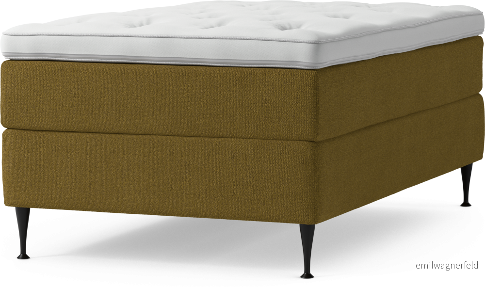 Delux Dream Kontinentalsäng, enkelsäng 120 cm med bäddmadrass och sängben p6oze