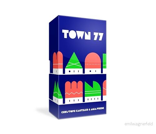 Oink Games Town 77 taktikspel Kreativt strategispel för familj och vänner Färgglad stadsplanering Pusselspel 1 5 spelare brädspel Från 9 år (tyska) 4571394093146