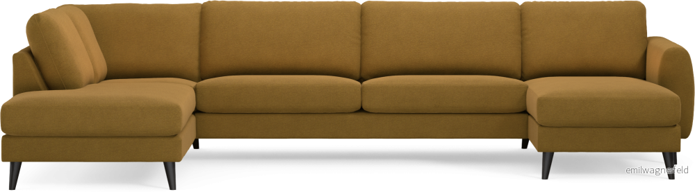 Bridge 3-sits soffa med divan vänster och schäslong höger LOxLg
