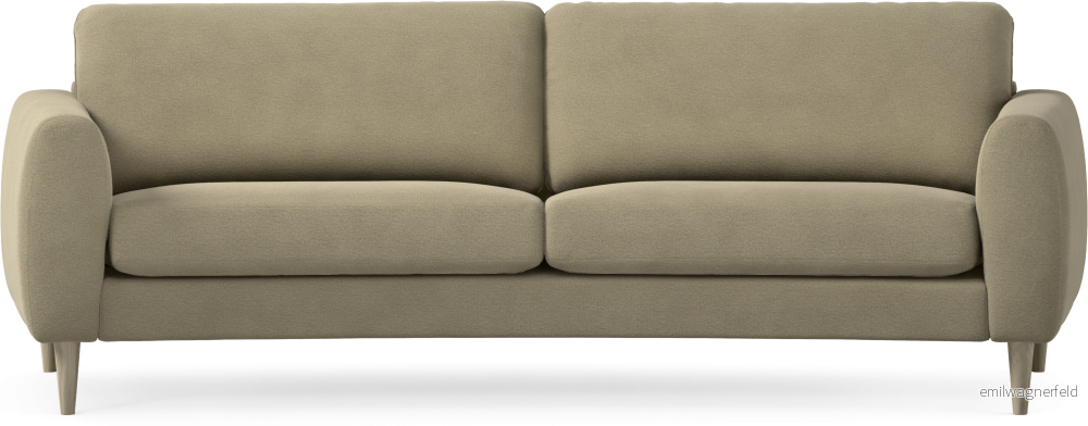 Bridge 3-sits soffa svängd vMWSD