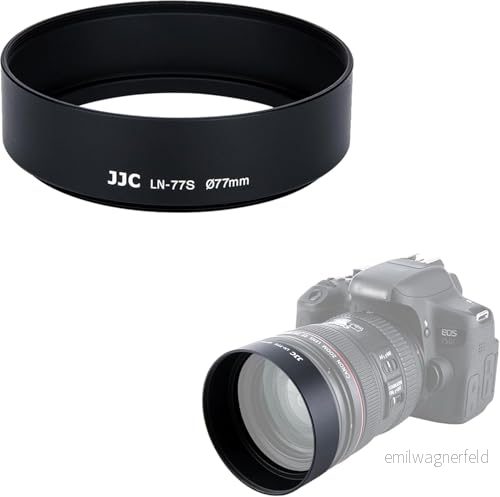 77 mm skruvkamera metall standard lins huva solskydd för Canon EF 24 70 f/4L IS , 105 på 5D Mark IV 5DS R 6D 7D II 90D DSLR kamera tillbehör 6972502073360