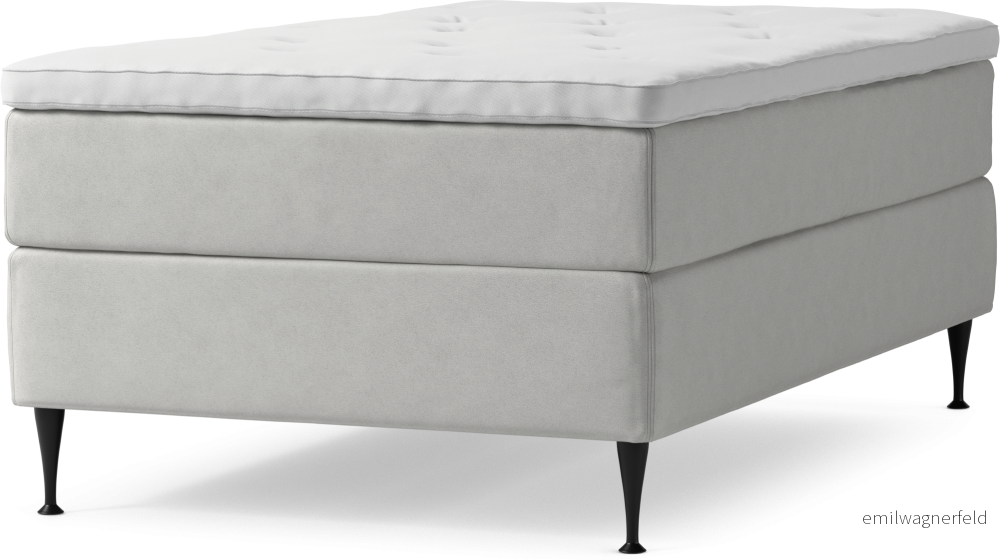 Delux Dream Kontinentalsäng, enkelsäng 120 cm med bäddmadrass och sängben j161E