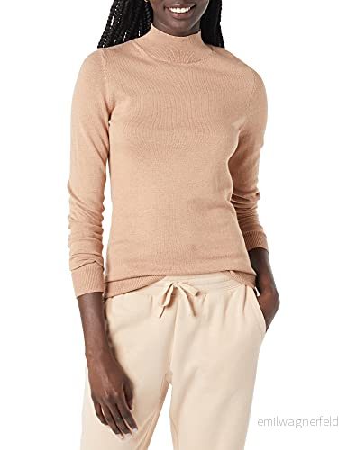 Amazon Essentials lättviktig tröja för kvinnor (finns i plusstorlek), brungrå ljung, X Small 195111562186
