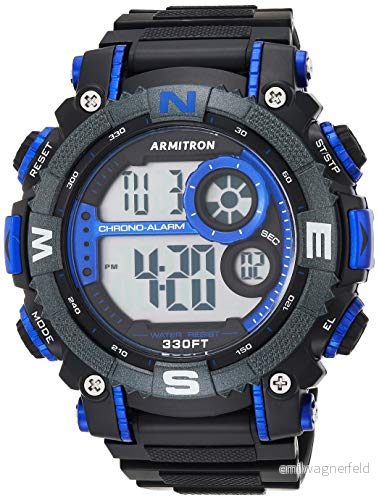 Armitron Sportklocka, Blå, 53.5mm, rem 86702524259