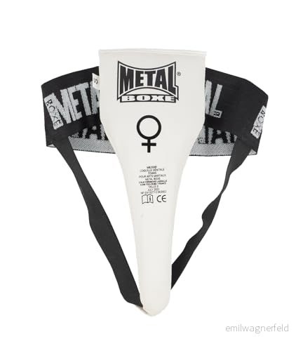 Metal Boxe Coquille pour Femme Blanc Taille M 3662968008848