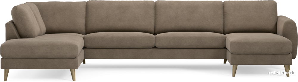 Bridge 3-sits soffa med divan vänster och schäslong höger lyDQx