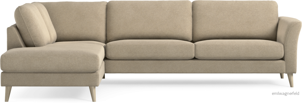 Bridge 3-sits soffa med divan vänster 2tkka