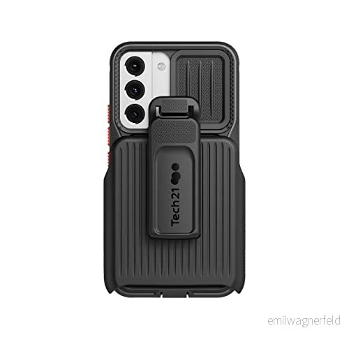 Tech21 Evo Max för Samsung Galaxy S22 Ultra ultratunt och robust telefonfodral med hölster 20 fot multidroppskydd 5056234798706