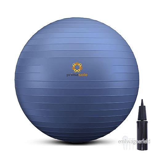 PRIMASOLE Träningsboll för balansstabilitet fitness träning yoga pilates på hemmakontor och gym 4589958648619